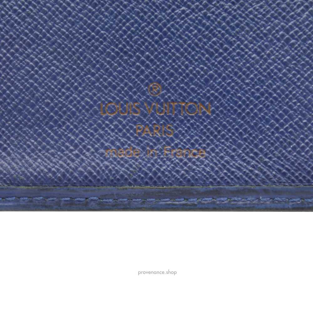 Louis Vuitton Marco Wallet - Toledo Blue Epi Leat… - image 7