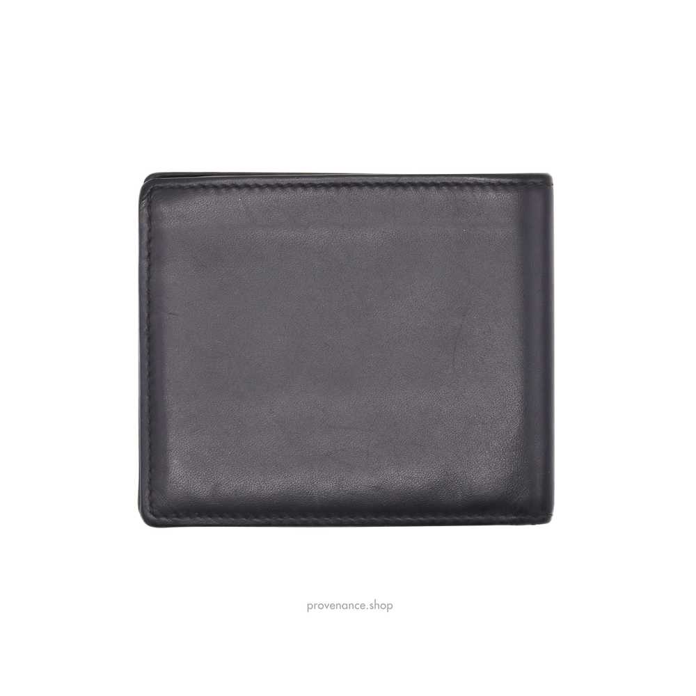 GUCCI Leather Bifold Wallet with Web - Black - image 2
