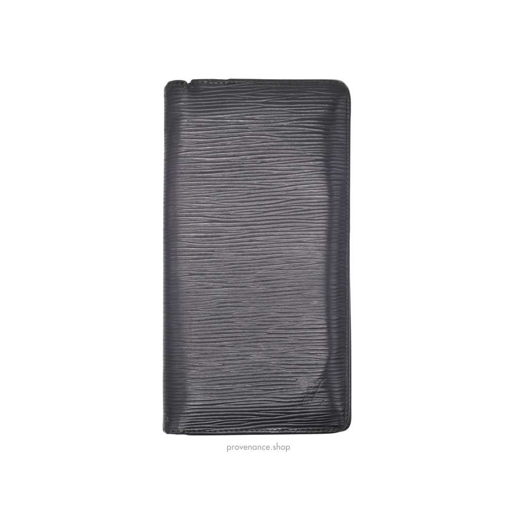 Louis Vuitton Brazza Long Wallet in Black Epi Noi… - image 2