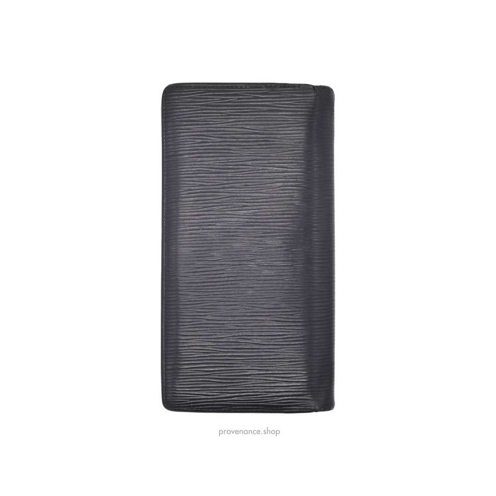 Louis Vuitton Brazza Long Wallet in Black Epi Noi… - image 3