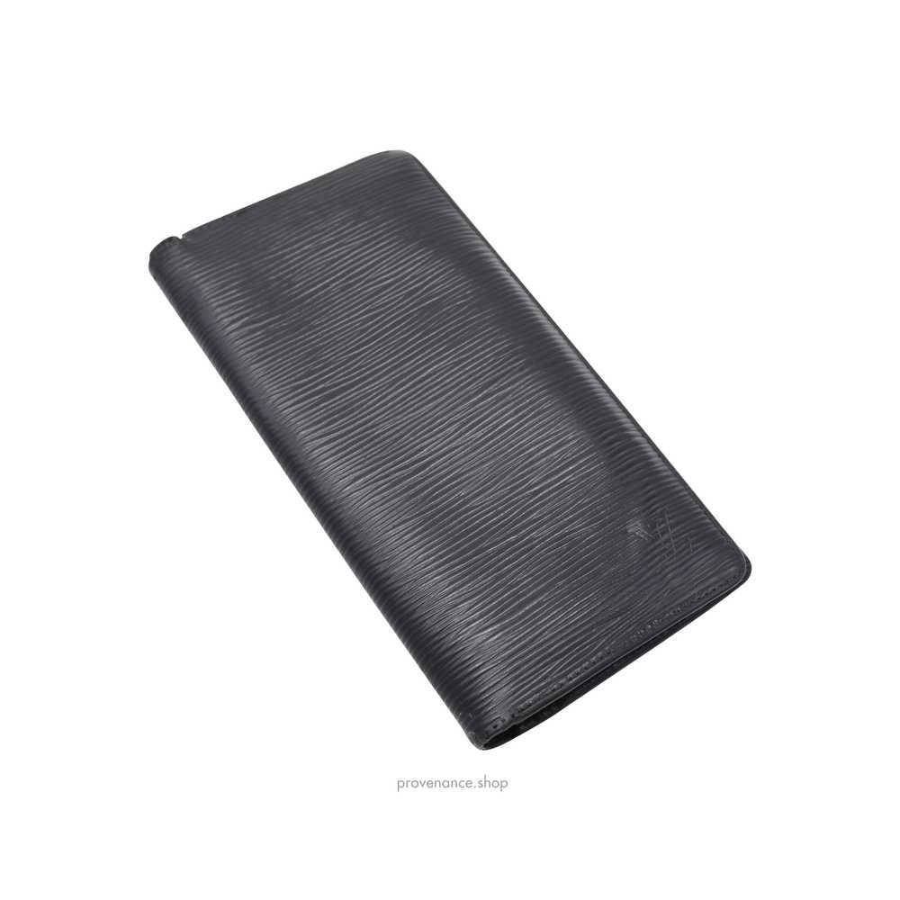 Louis Vuitton Brazza Long Wallet in Black Epi Noi… - image 4