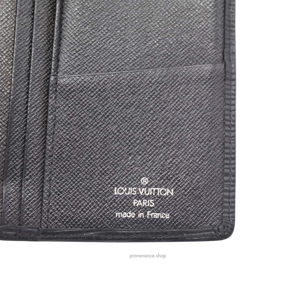 Louis Vuitton Brazza Long Wallet in Black Epi Noi… - image 6