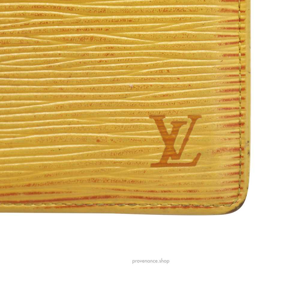 Louis Vuitton Marco Wallet - Tassil Yellow Epi Le… - image 5