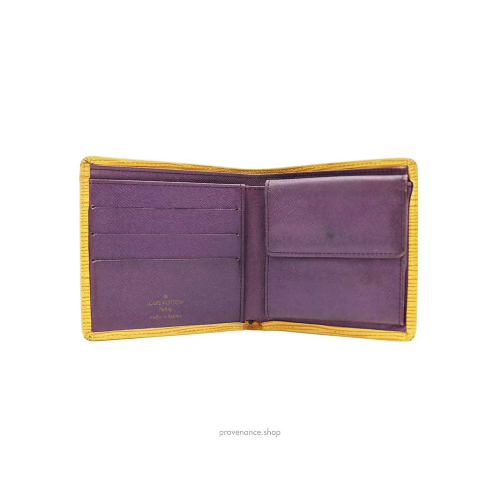 Louis Vuitton Marco Wallet - Tassil Yellow Epi Le… - image 6