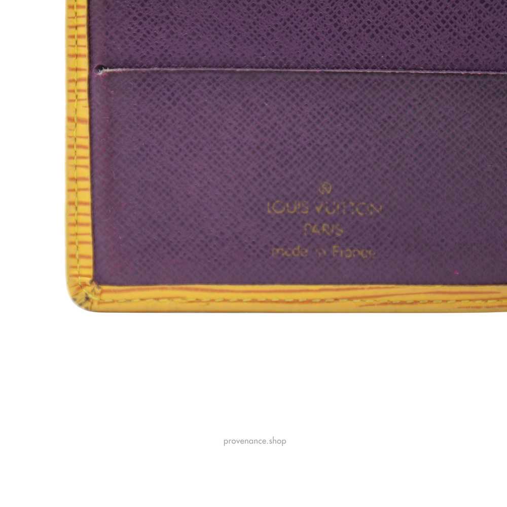 Louis Vuitton Marco Wallet - Tassil Yellow Epi Le… - image 7