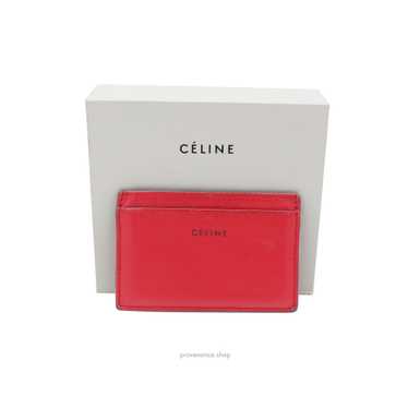 Celine Card Holder Wallet - Red Leather - image 1