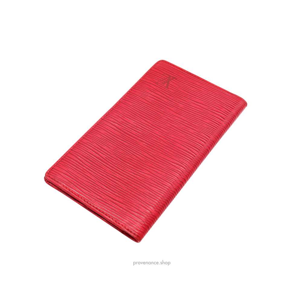 Louis Vuitton Long Wallet - Red Epi Leather - image 5