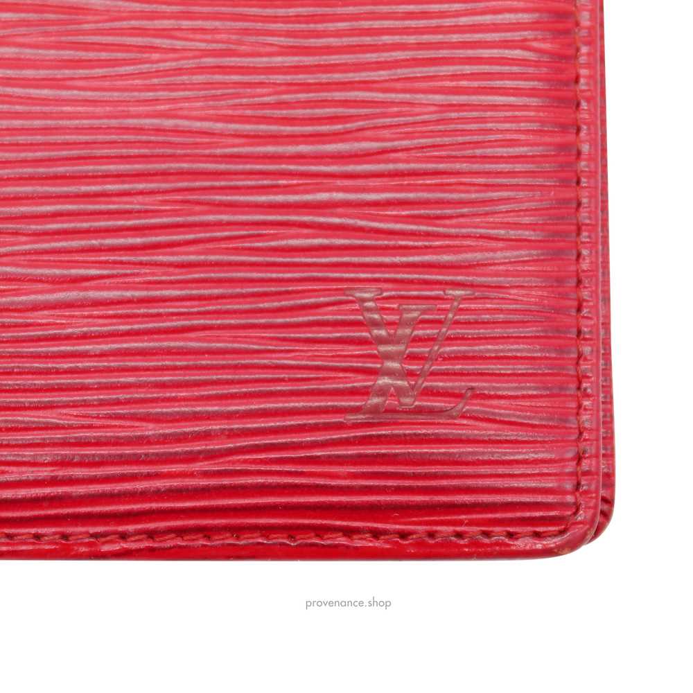 Louis Vuitton Long Wallet - Red Epi Leather - image 6