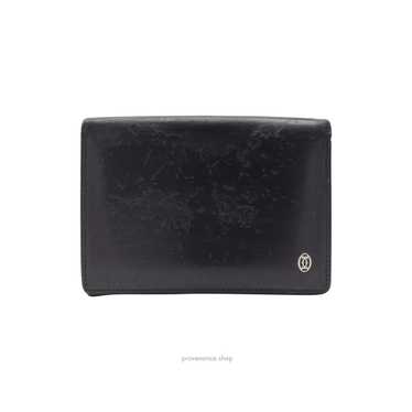 Cartier Pocket Organizer Wallet - Black Leather
