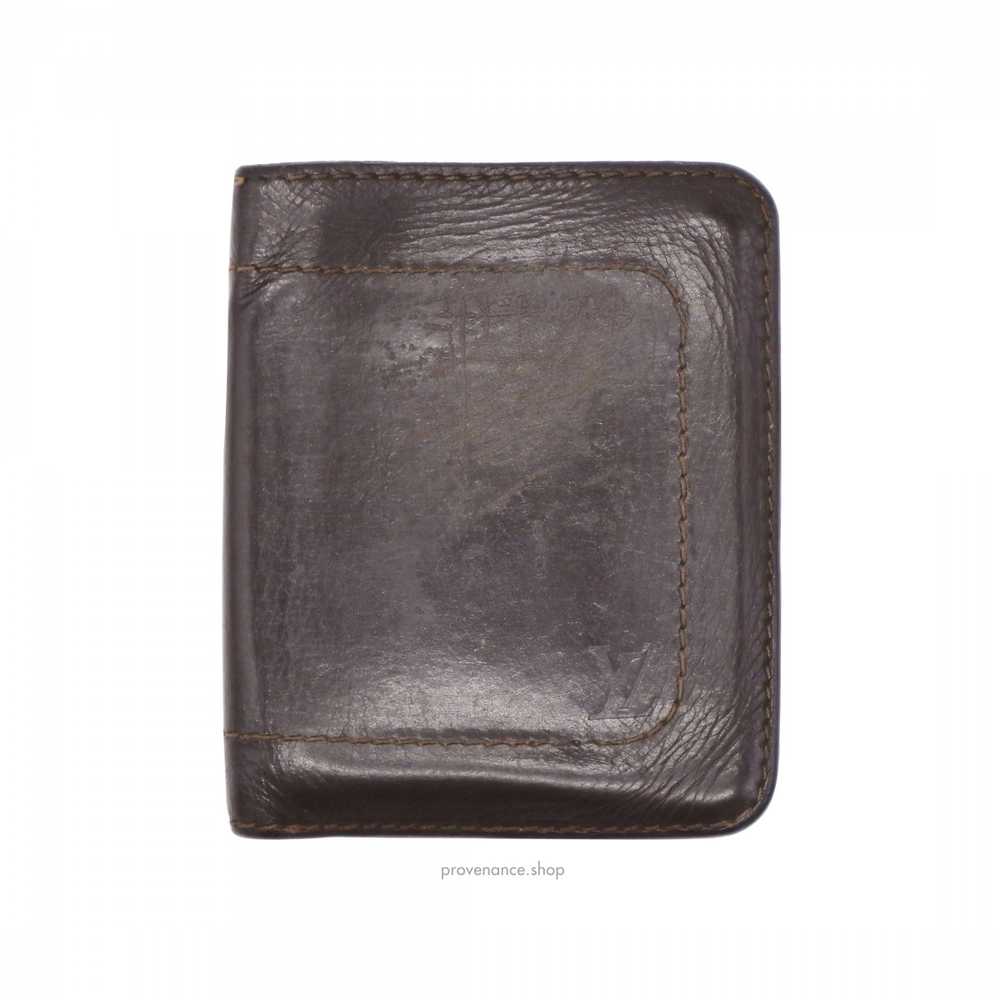 Louis Vuitton Compact Trifold Wallet - Utah Leath… - image 1