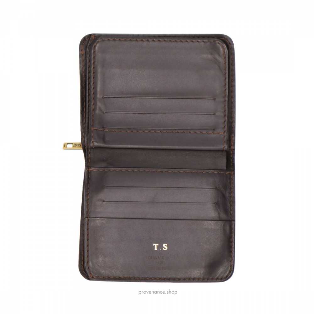 Louis Vuitton Compact Trifold Wallet - Utah Leath… - image 7
