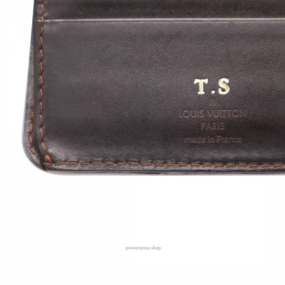 Louis Vuitton Compact Trifold Wallet - Utah Leath… - image 8
