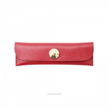 Hermès Comb - Genuine Horn & Red Epsom Leather - image 1