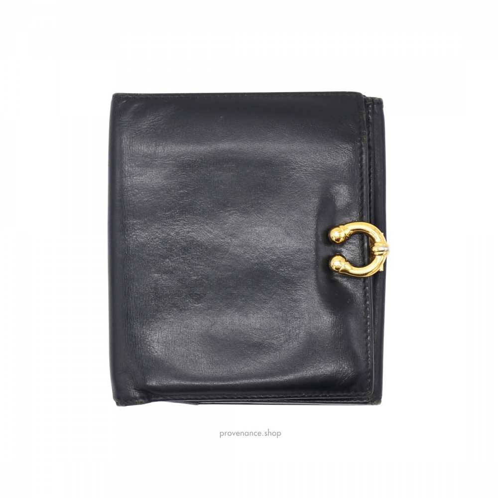 Gucci Dionysus Trifold Wallet - Navy Blue Leather - image 1