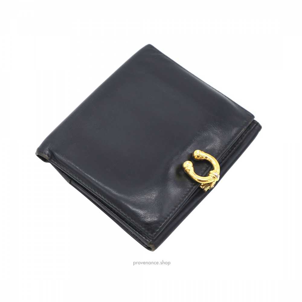 Gucci Dionysus Trifold Wallet - Navy Blue Leather - image 3
