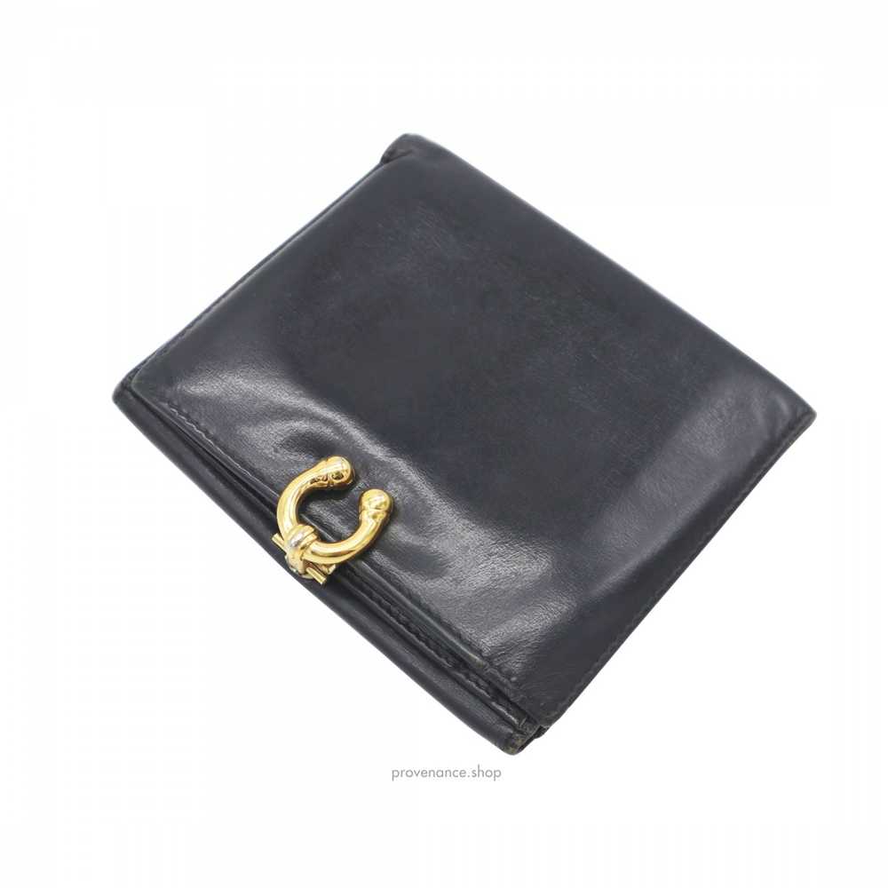 Gucci Dionysus Trifold Wallet - Navy Blue Leather - image 4