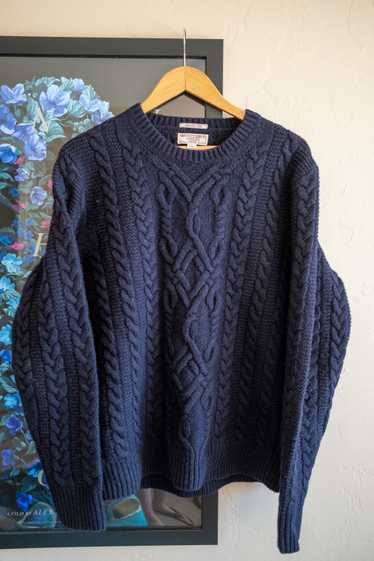 Wallace & Barnes - Shetland Wool Cable Sweater
