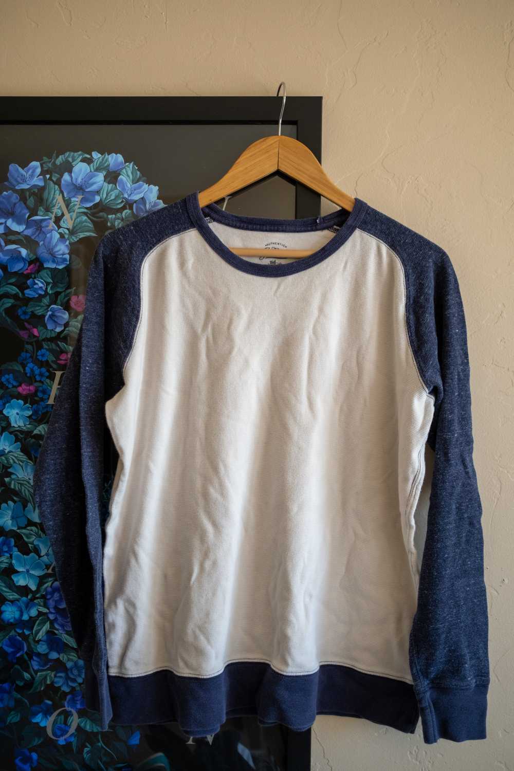 J.Crew - Long-sleeve thermal contrast tee - image 1