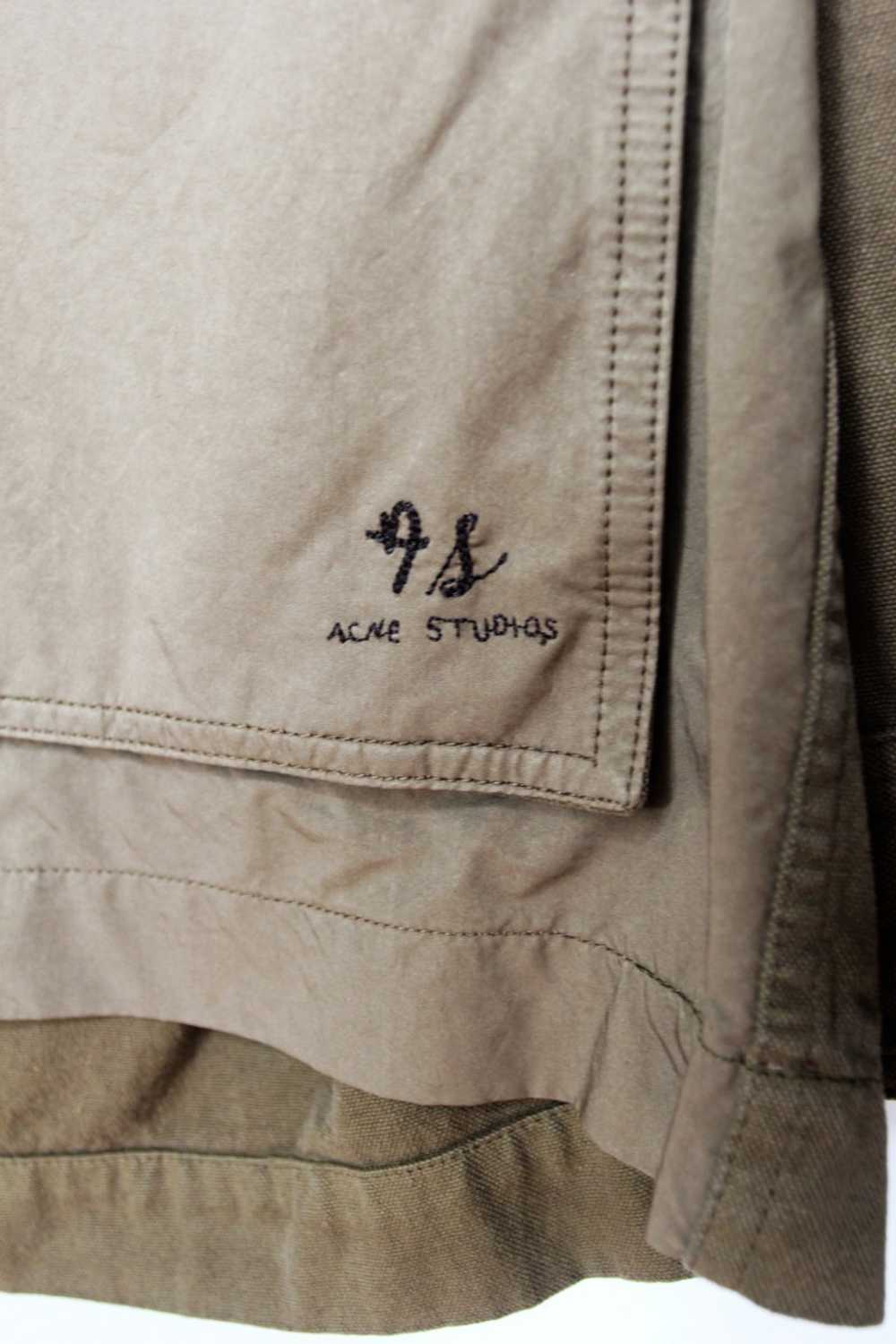 BNWT SS19 ACNE STUDIOS RELAXED PARKA OLIVE GREEN … - image 7