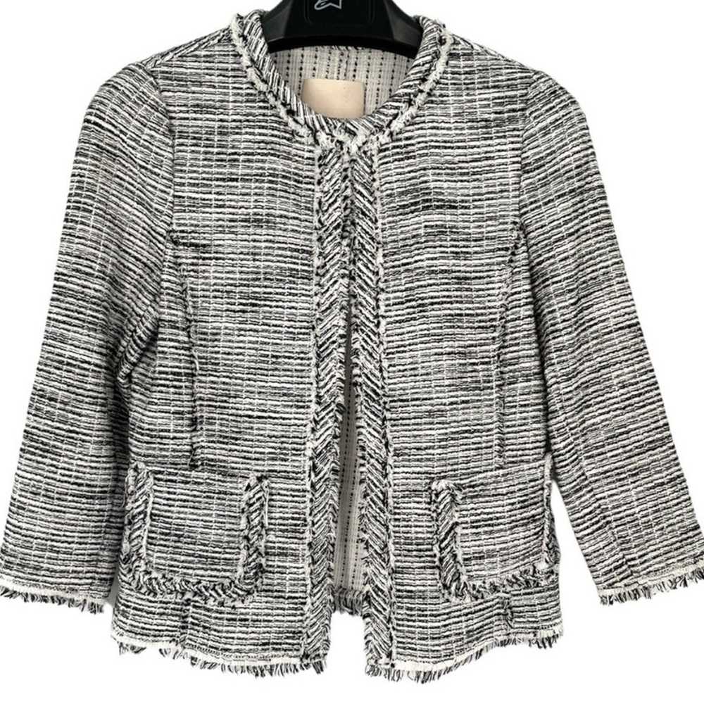NWOT Rebecca Taylor Boucle Tweed Jacket Size 4 Fr… - image 2