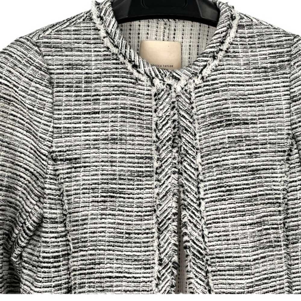NWOT Rebecca Taylor Boucle Tweed Jacket Size 4 Fr… - image 5