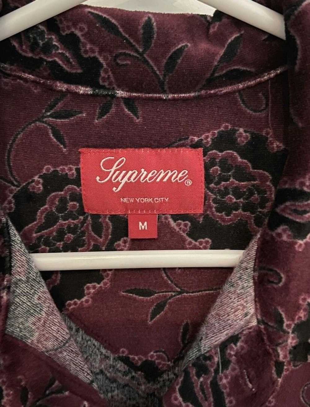 Supreme Supreme Velour Short Sleeve Shirt - image 2