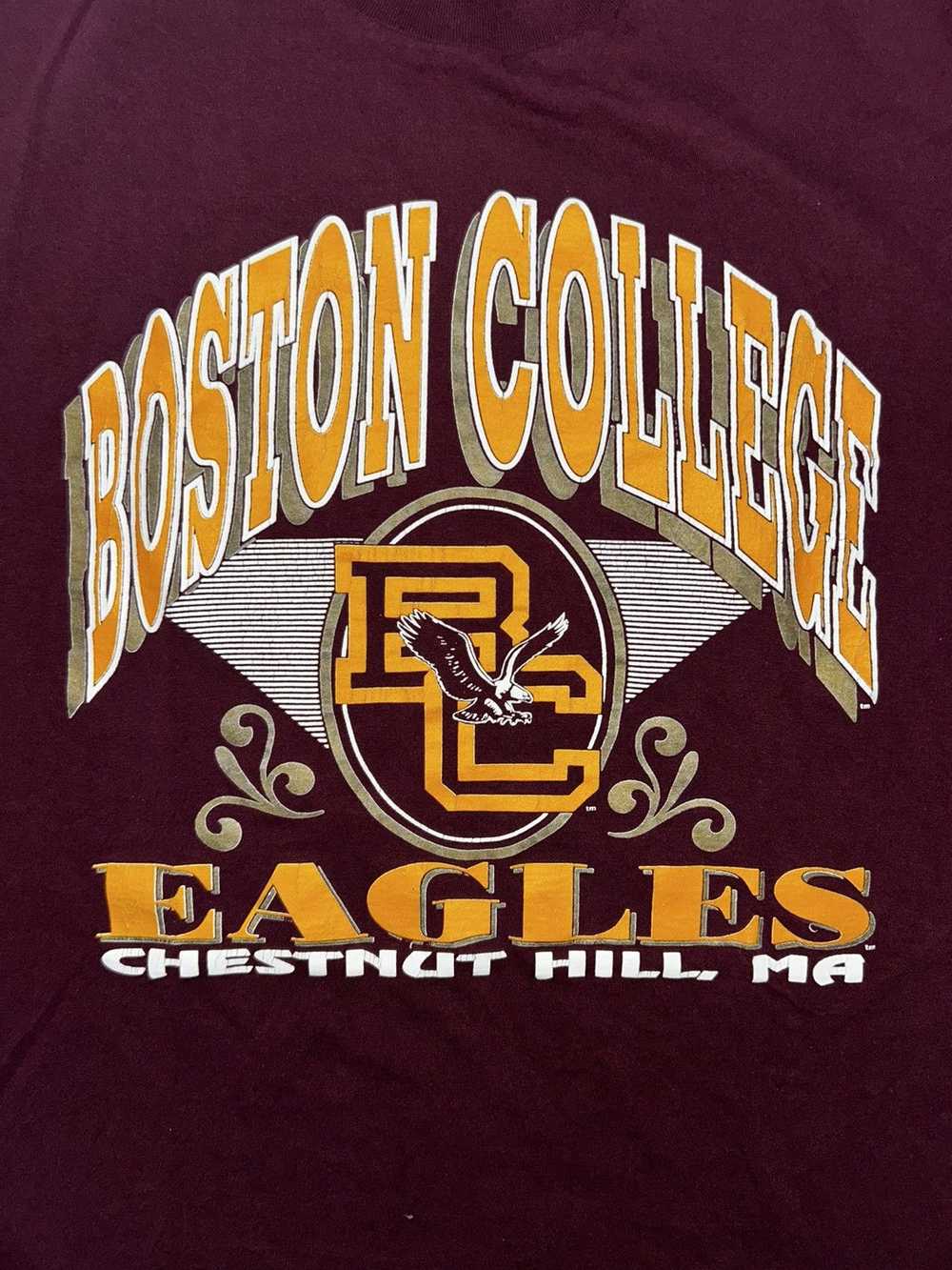 Rare × Vintage Vintage Boston College T-Shirt - image 3