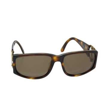 Chanel CHANEL Sunglasses plastic Brown CC Auth 69… - image 1