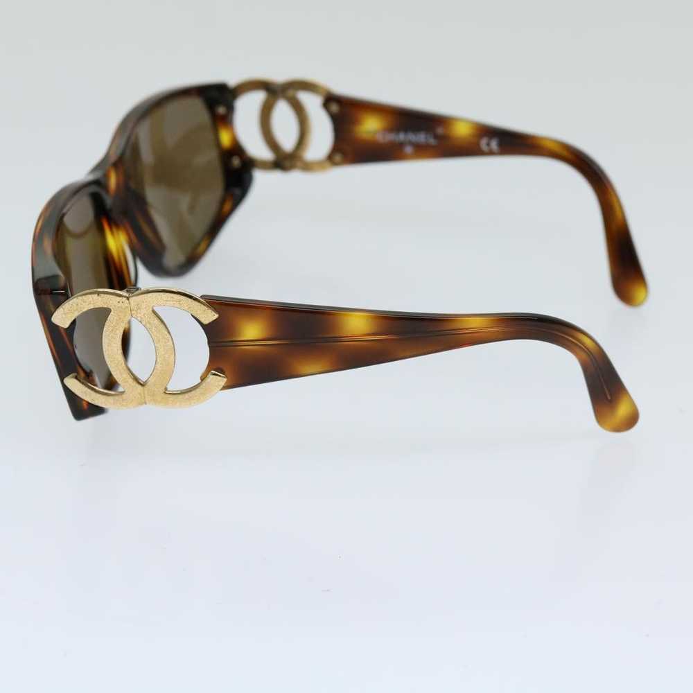 Chanel CHANEL Sunglasses plastic Brown CC Auth 69… - image 4