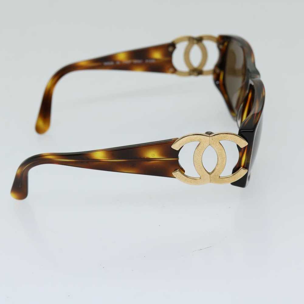 Chanel CHANEL Sunglasses plastic Brown CC Auth 69… - image 5