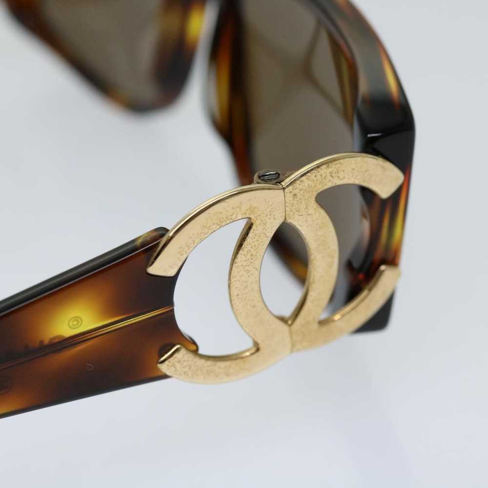 Chanel CHANEL Sunglasses plastic Brown CC Auth 69… - image 6