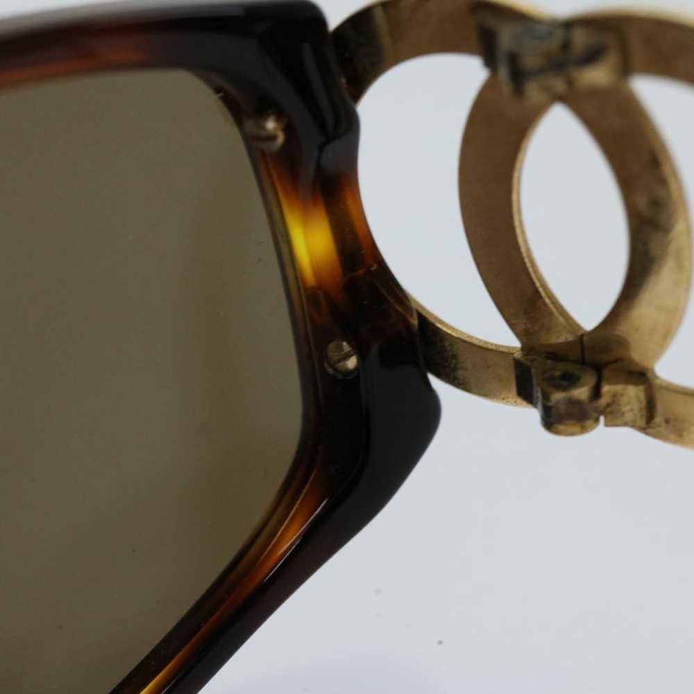 Chanel CHANEL Sunglasses plastic Brown CC Auth 69… - image 9