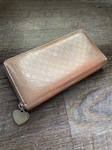 小物 OLD GUCCI Interlocking Micro GG Wallet AUTH VINTAGE GUCCI GG LOGO PATENT LEATHER COMPACT WALLET