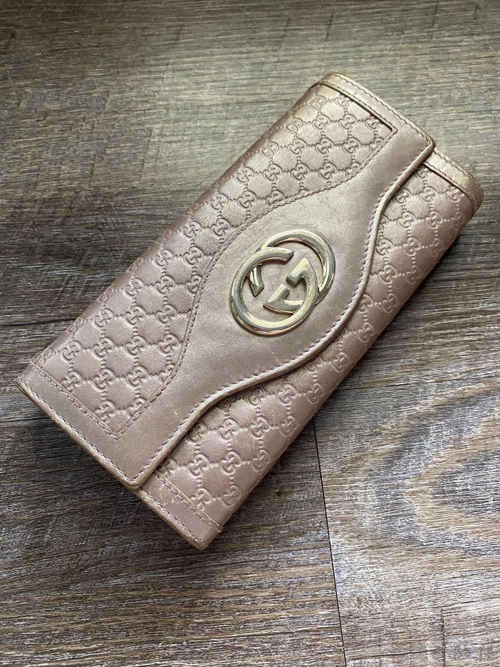 Gucci Gucci GG Interlock Guccissima long wallet - image 3