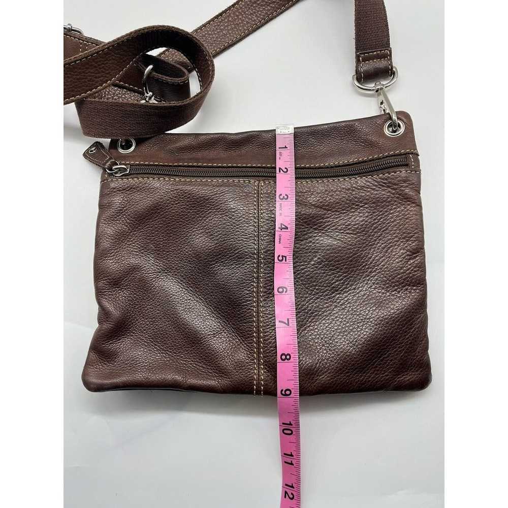 Fossil Sutter Vintage Brown Genuine Leather Zip T… - image 8