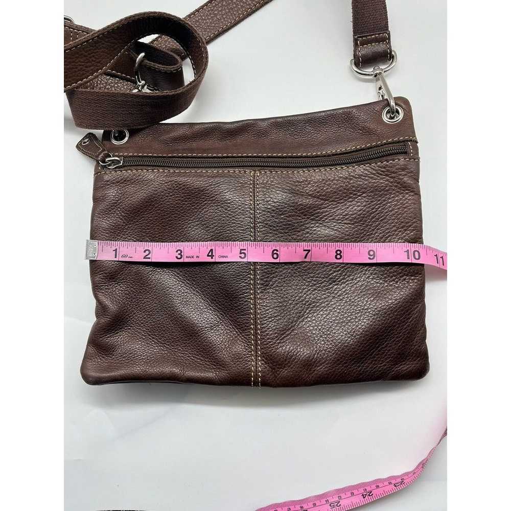 Fossil Sutter Vintage Brown Genuine Leather Zip T… - image 9