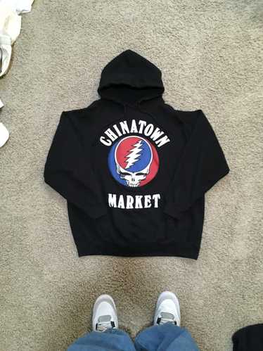 On sale NWT CHINATOWN MARKET X GRATEFUL DEAD BANDANA HOODIE SZ MEDIUM M