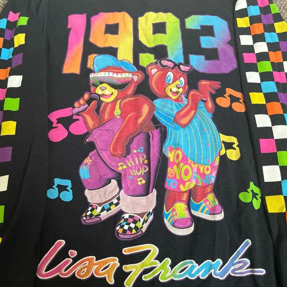 Lisa frank hip hop bears long sleeve XS - image 2