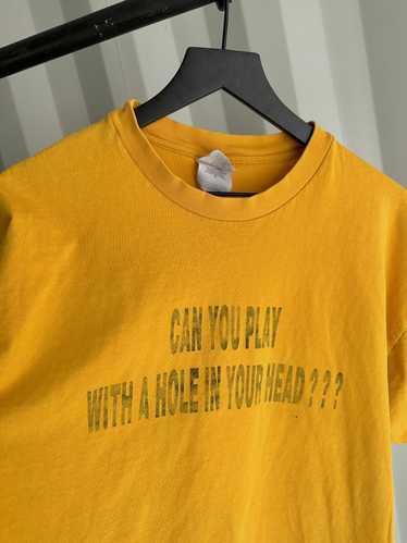 Band Tees × Vintage Hole in your Head Slogan Funn… - image 1