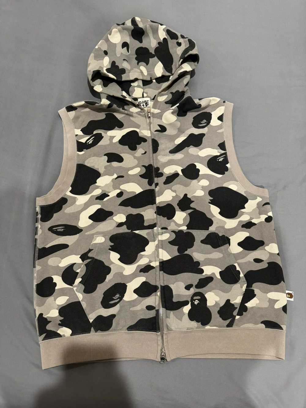 Bape 1st Camo Sleeveless Hoodie - image 1