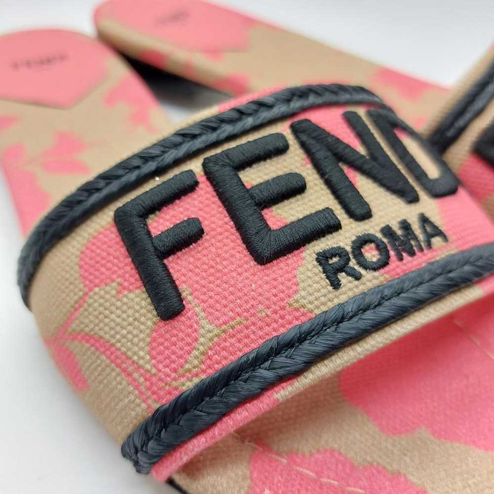 Fendi Cloth flip flops - image 6