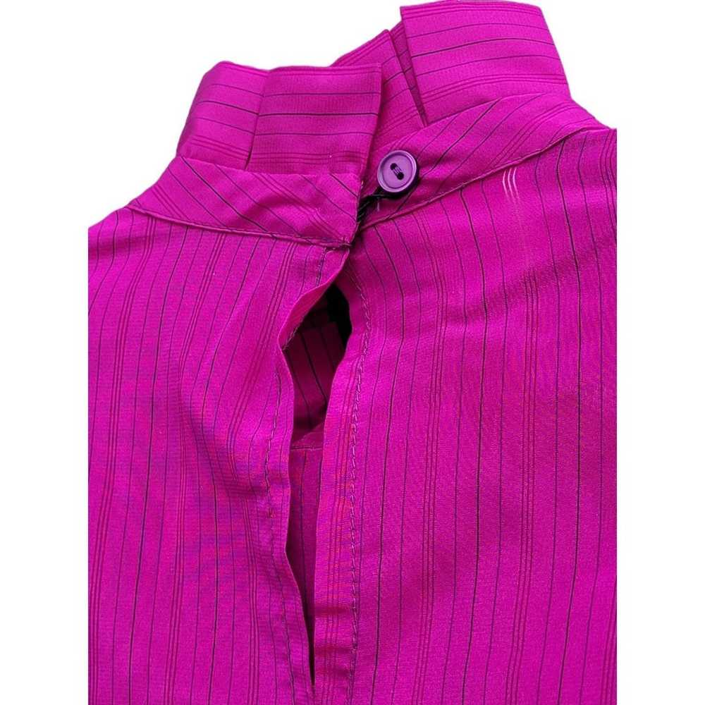 Vintage 70s Ronnie of California Pink Stripe Ruff… - image 9