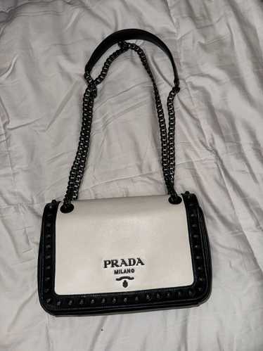 Prada Prada 2021 - Pattina Leather Studded Crossbo