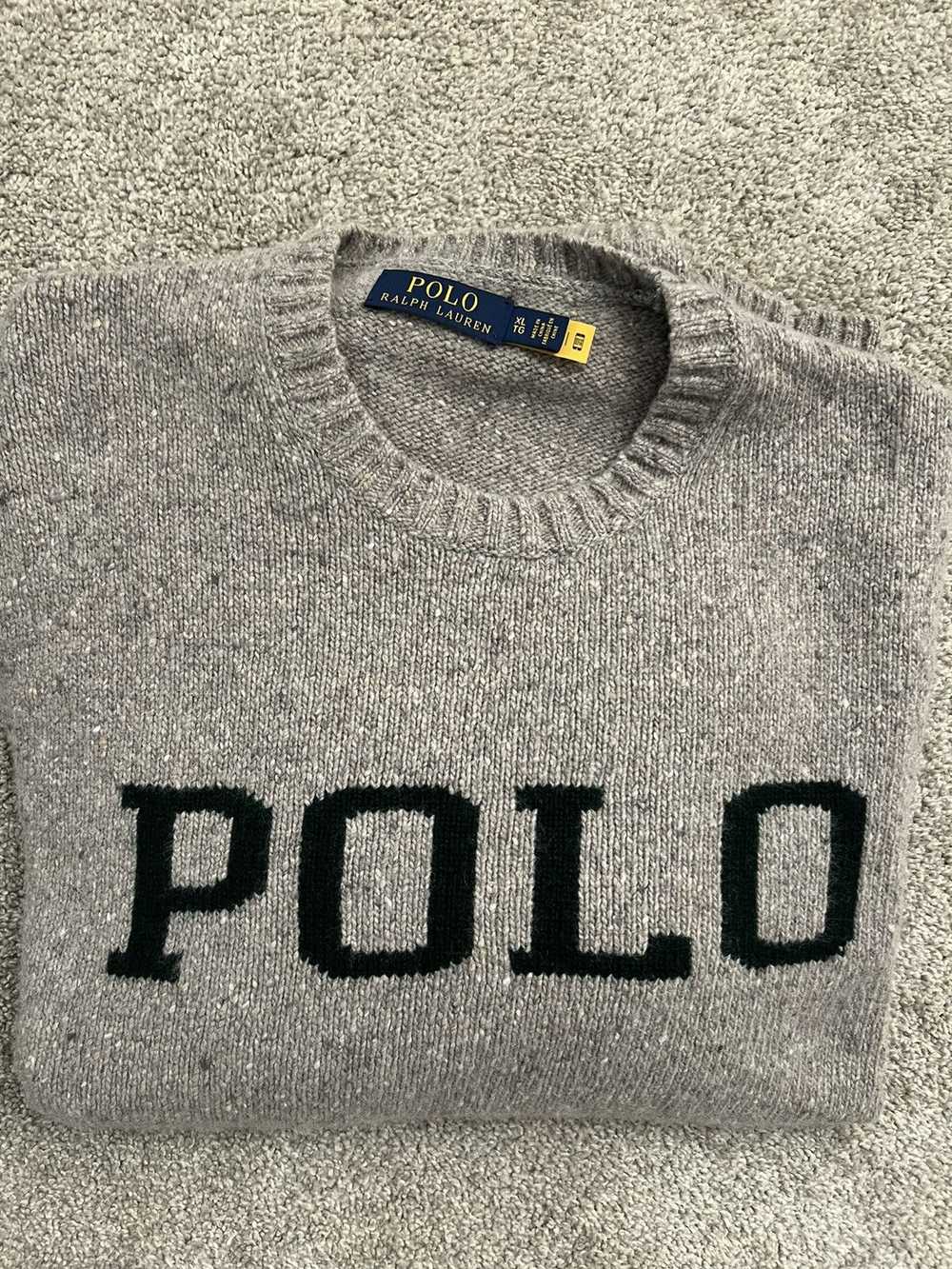 Polo Ralph Lauren Logo Wool Blend Sweater - image 1