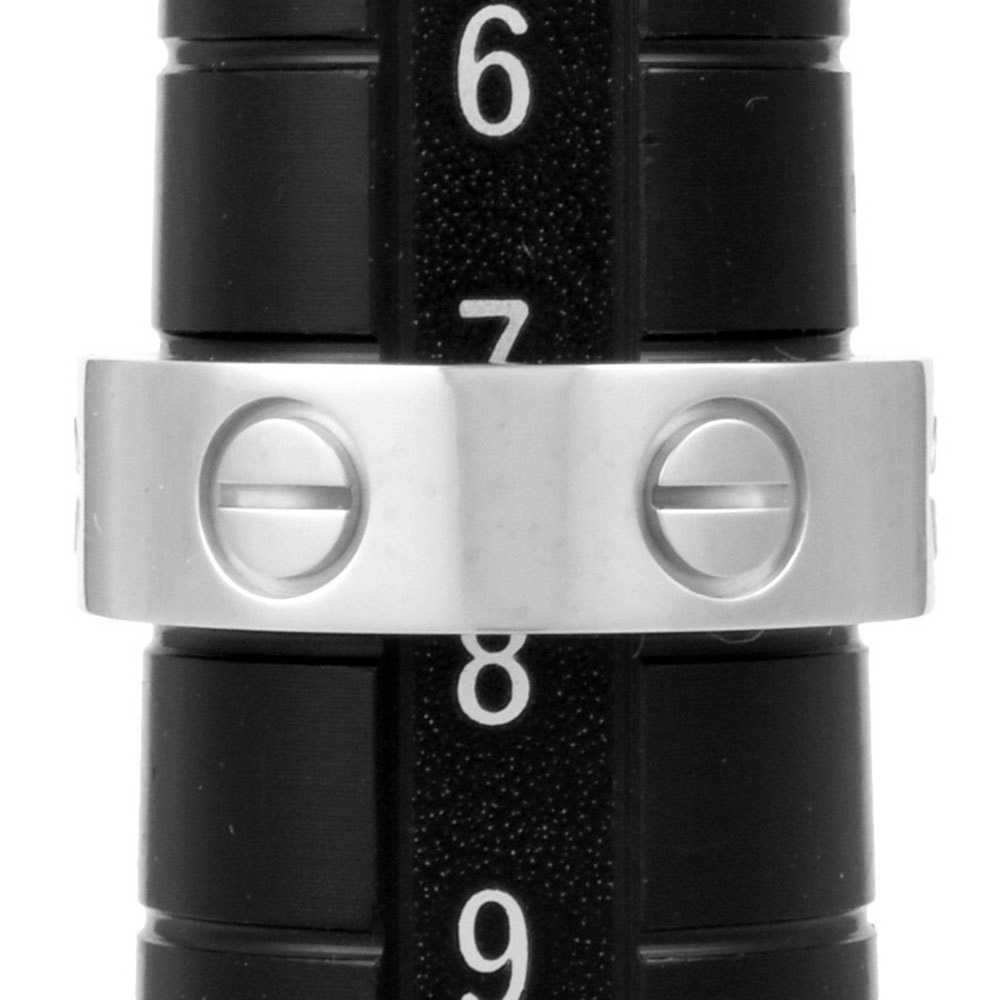 Cartier CARTIER LOVE Ring #48 K18WG Women's IT1A8… - image 5