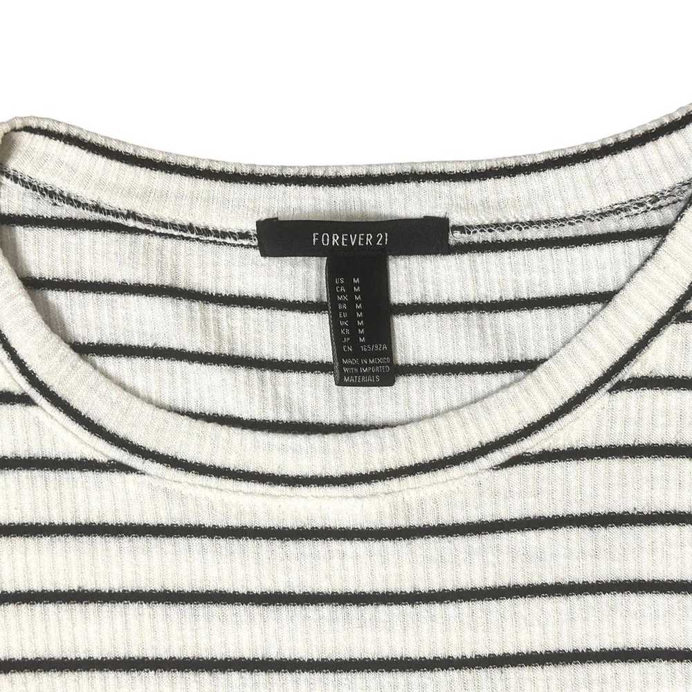 Forever 21 Womens Short Sleeve Ribbed Crew Neck S… - image 3