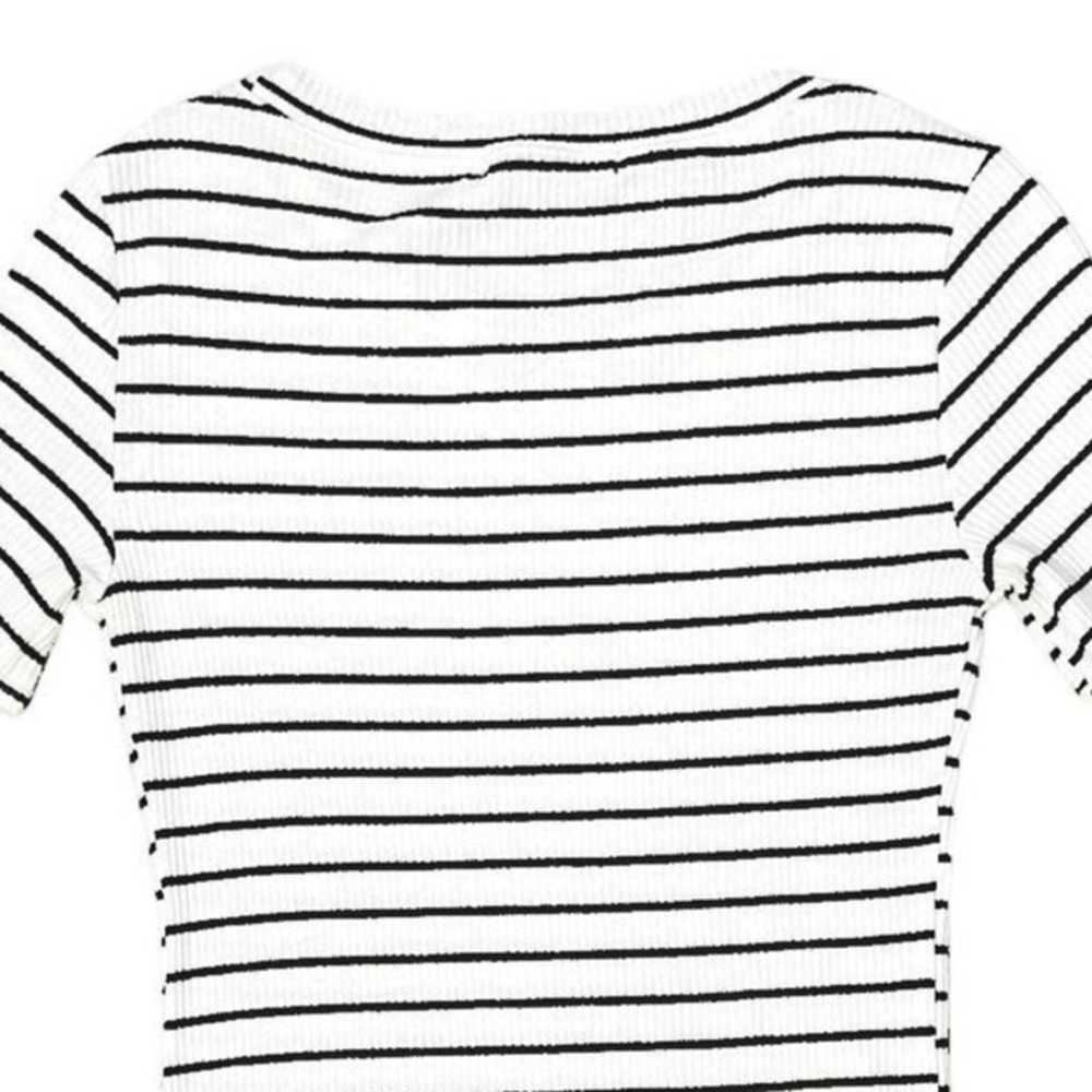 Forever 21 Womens Short Sleeve Ribbed Crew Neck S… - image 4