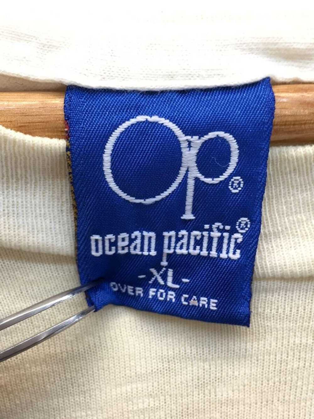 80s T-shirt Ocean Pacific Op T-Shirt/Xl/Cotton/Cr… - image 3