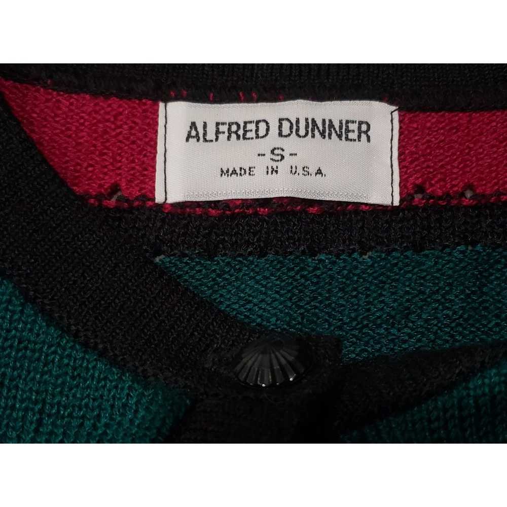 Alfred Dunner Multi Color Striped Button Up Long … - image 4
