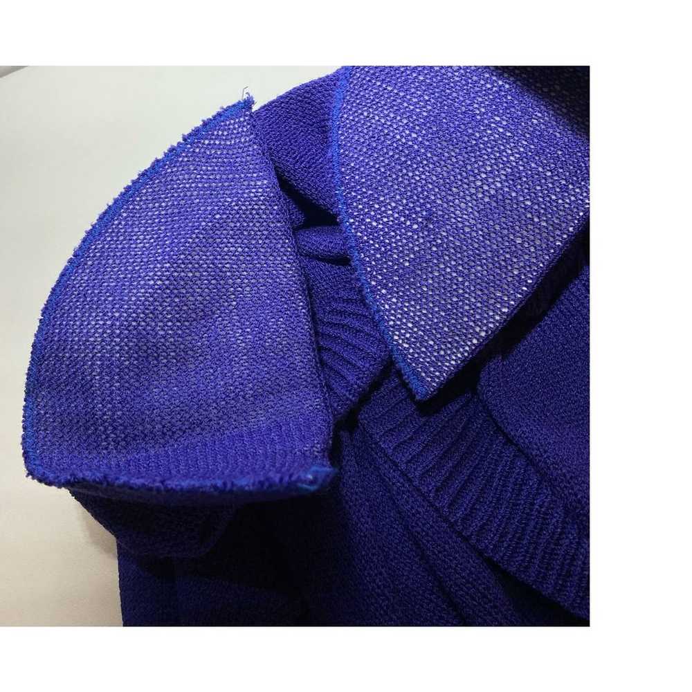 Ann Caron Sakowitz Purple Knit Women's Size Small… - image 10